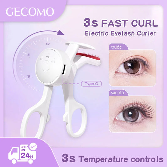 GECOMO Frameless Heated Eyelash Curler Intelligent