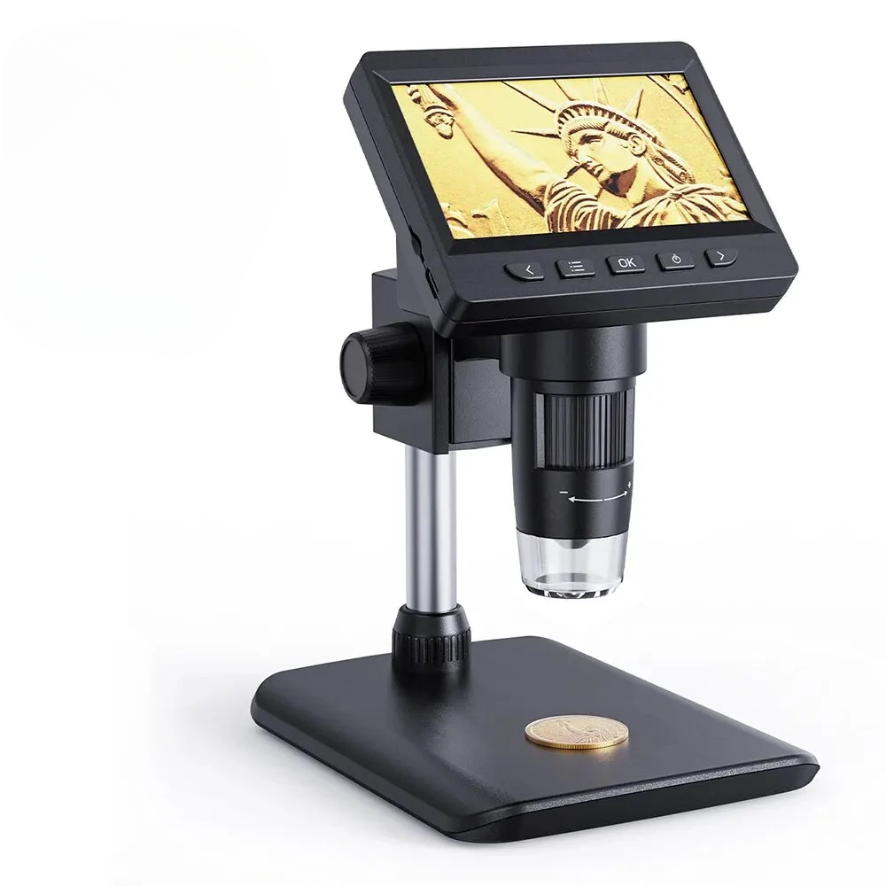 4.3 Inch Digital Soldering Microscope For Electronics