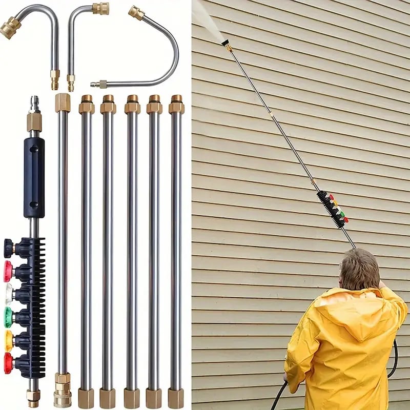 4000 PSI Telescoping High Pressure Washer Wand Set for