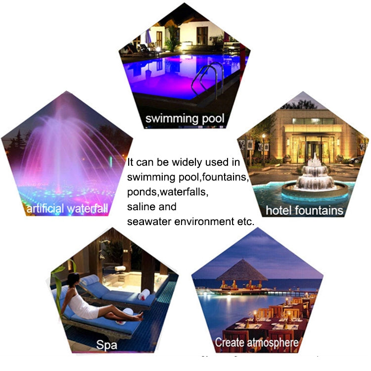 15W LED Stainless Steel Wall-Mounted Pool Light Landscape