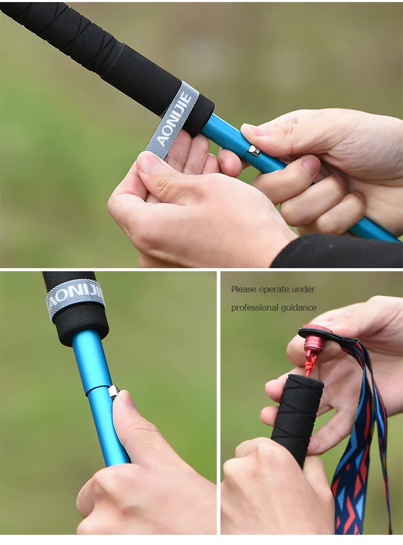 AONIJIE Lightweight Folding Collapsible Quick Lock Trekking