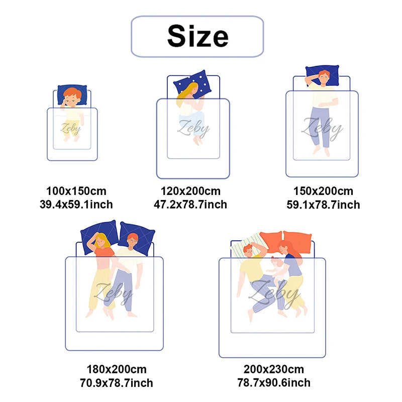 100% Bamboo Fiber Summer Blanket Lightweight Breathable