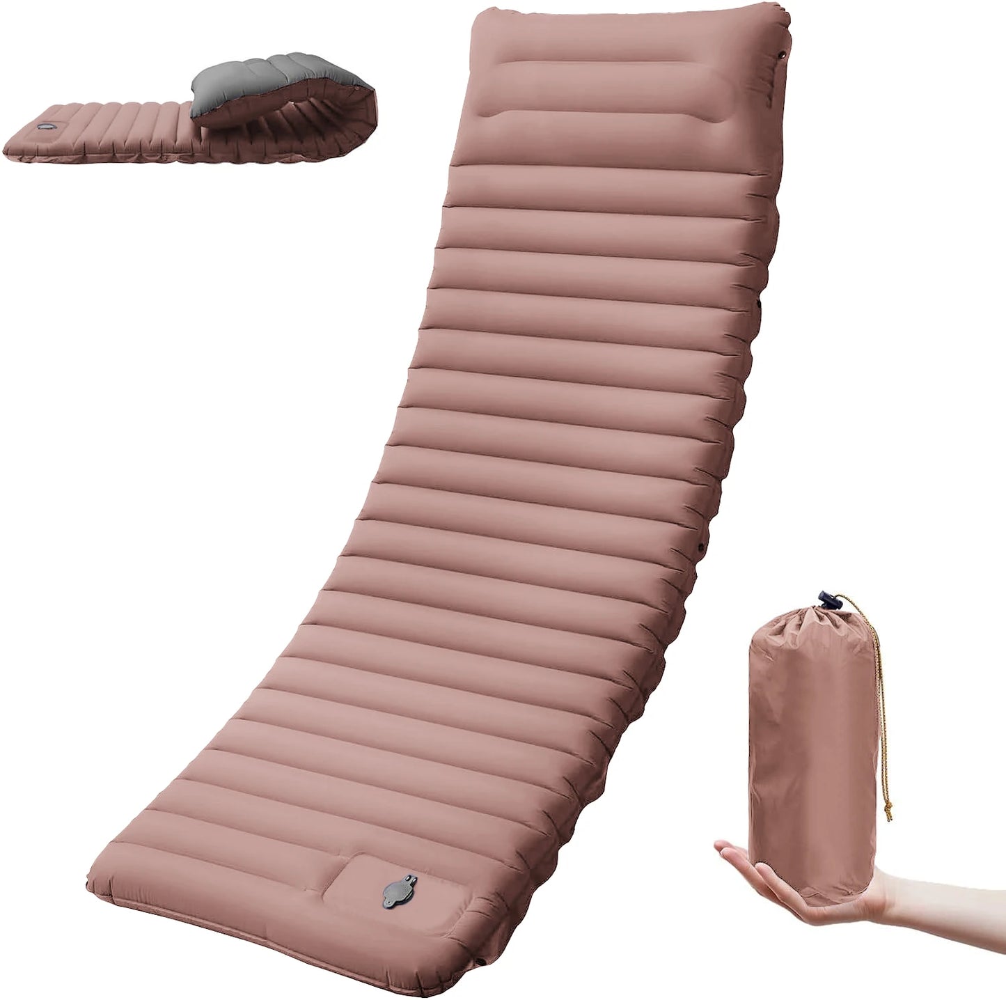 Extra Thick 4 Inch Camping Sleeping Pad Outdoor Camping