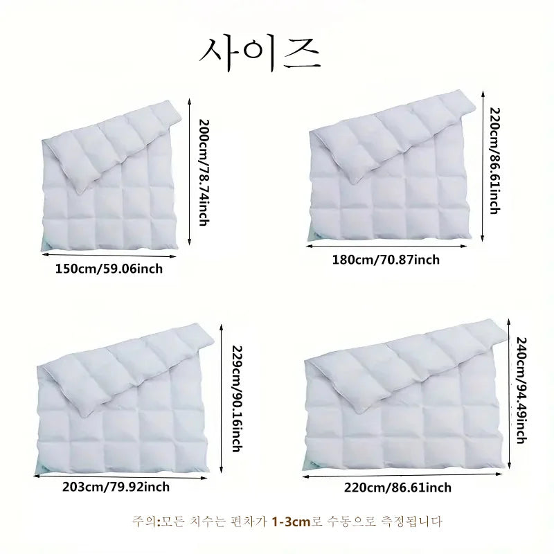 Hotel Style Comforter Queen King Lightweight Fluffy