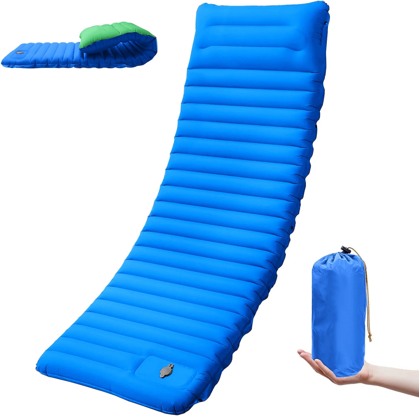 Extra Thick 4 Inch Camping Sleeping Pad Outdoor Camping