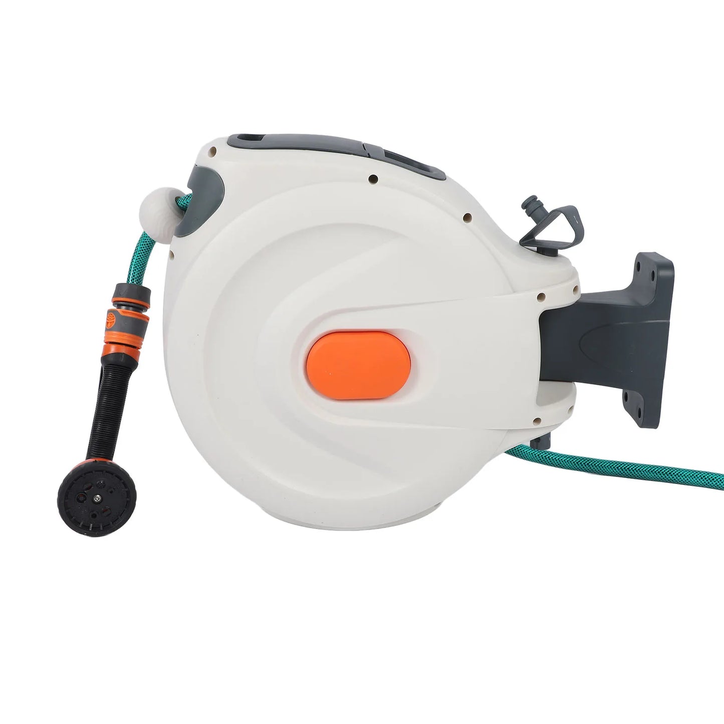 Retractable Garden Hose Reel Any Length Lock Automatic
