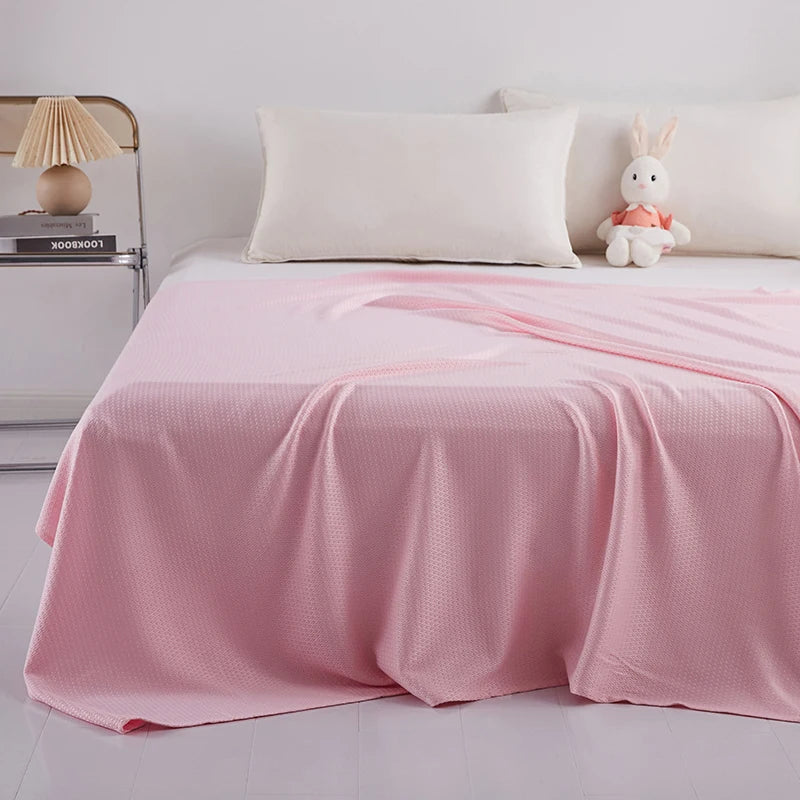 100% Bamboo Fiber Summer Blanket Lightweight Breathable