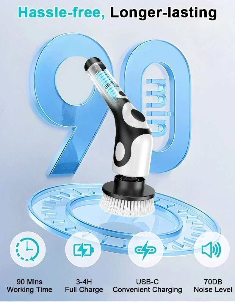 TINSOL 11-in-1 Multifunctional Electric Cleaning Brush