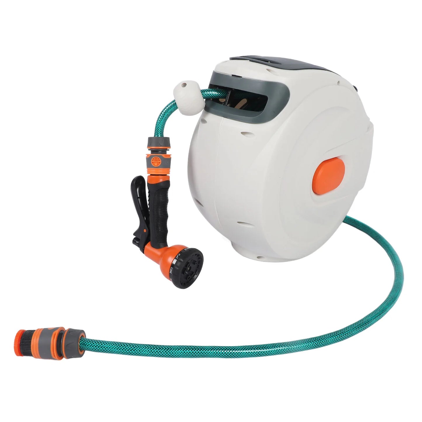 Retractable Garden Hose Reel Any Length Lock Automatic