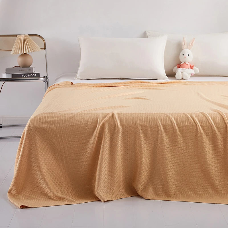 100% Bamboo Fiber Summer Blanket Lightweight Breathable