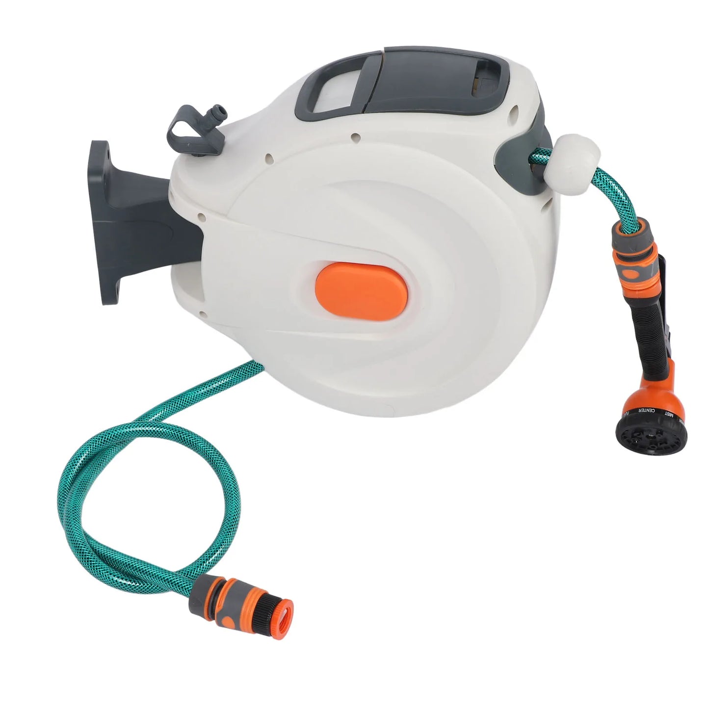 Retractable Garden Hose Reel Any Length Lock Automatic