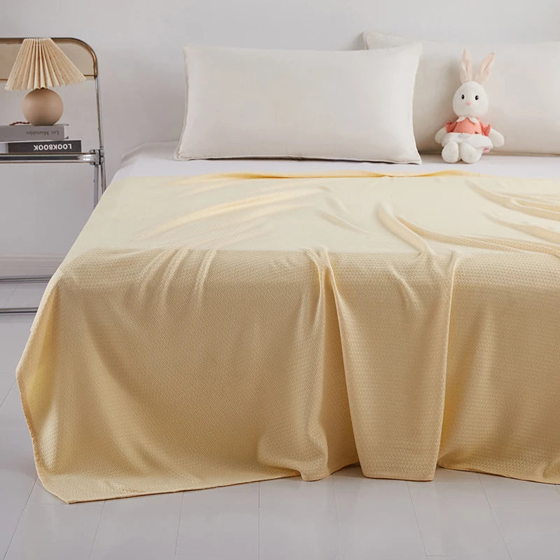 100% Bamboo Fiber Summer Blanket Lightweight Breathable