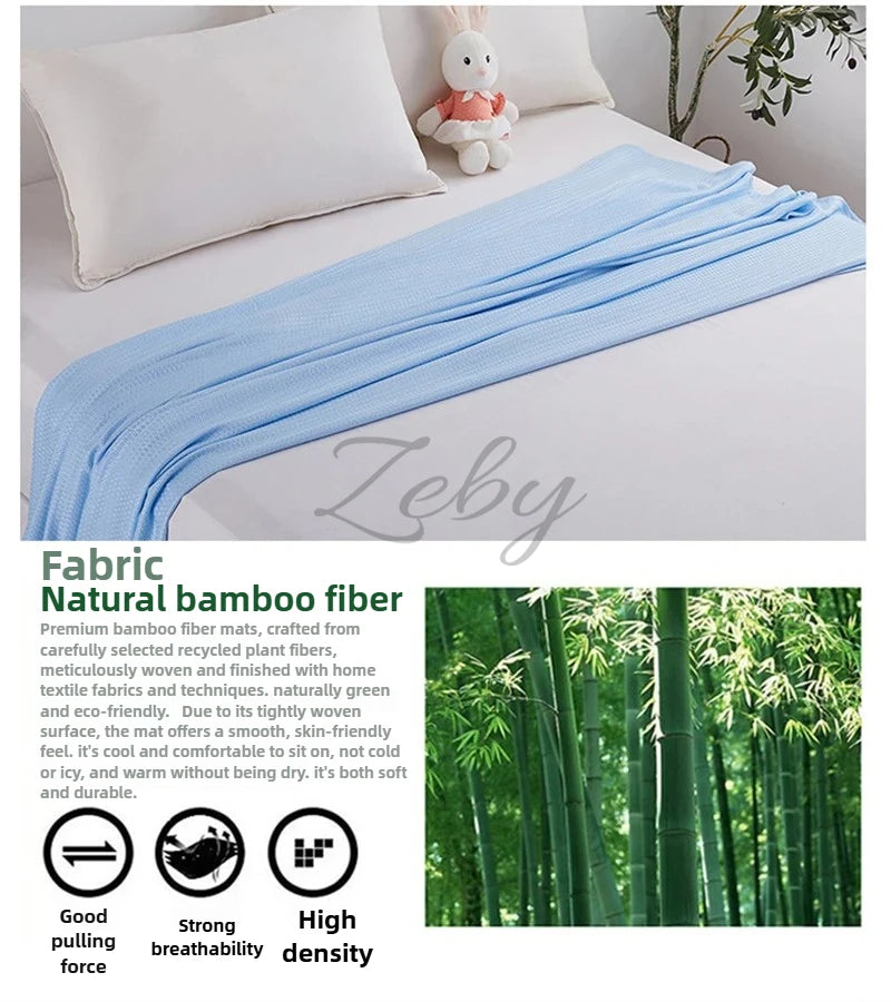 100% Bamboo Fiber Summer Blanket Lightweight Breathable