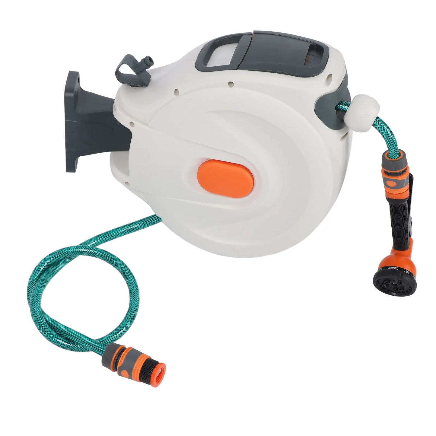 Retractable Garden Hose Reel Any Length Lock Automatic