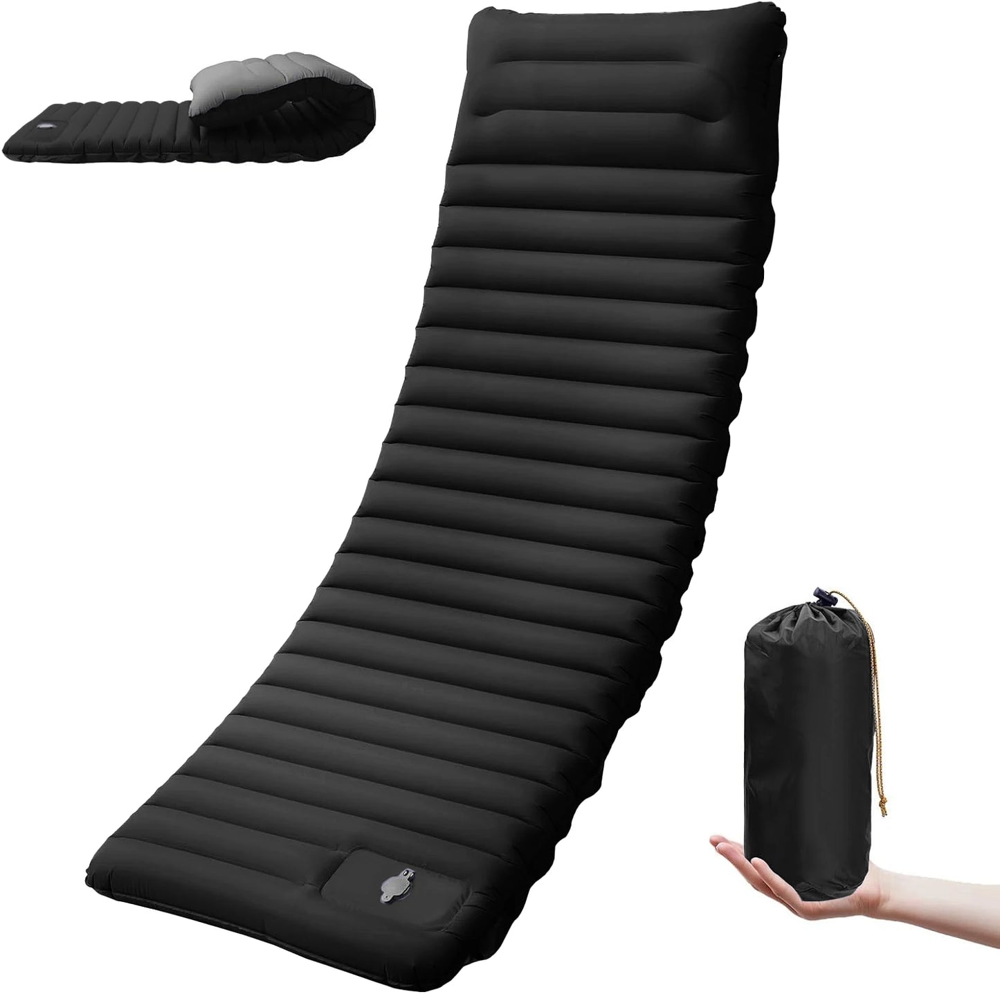 Extra Thick 4 Inch Camping Sleeping Pad Outdoor Camping