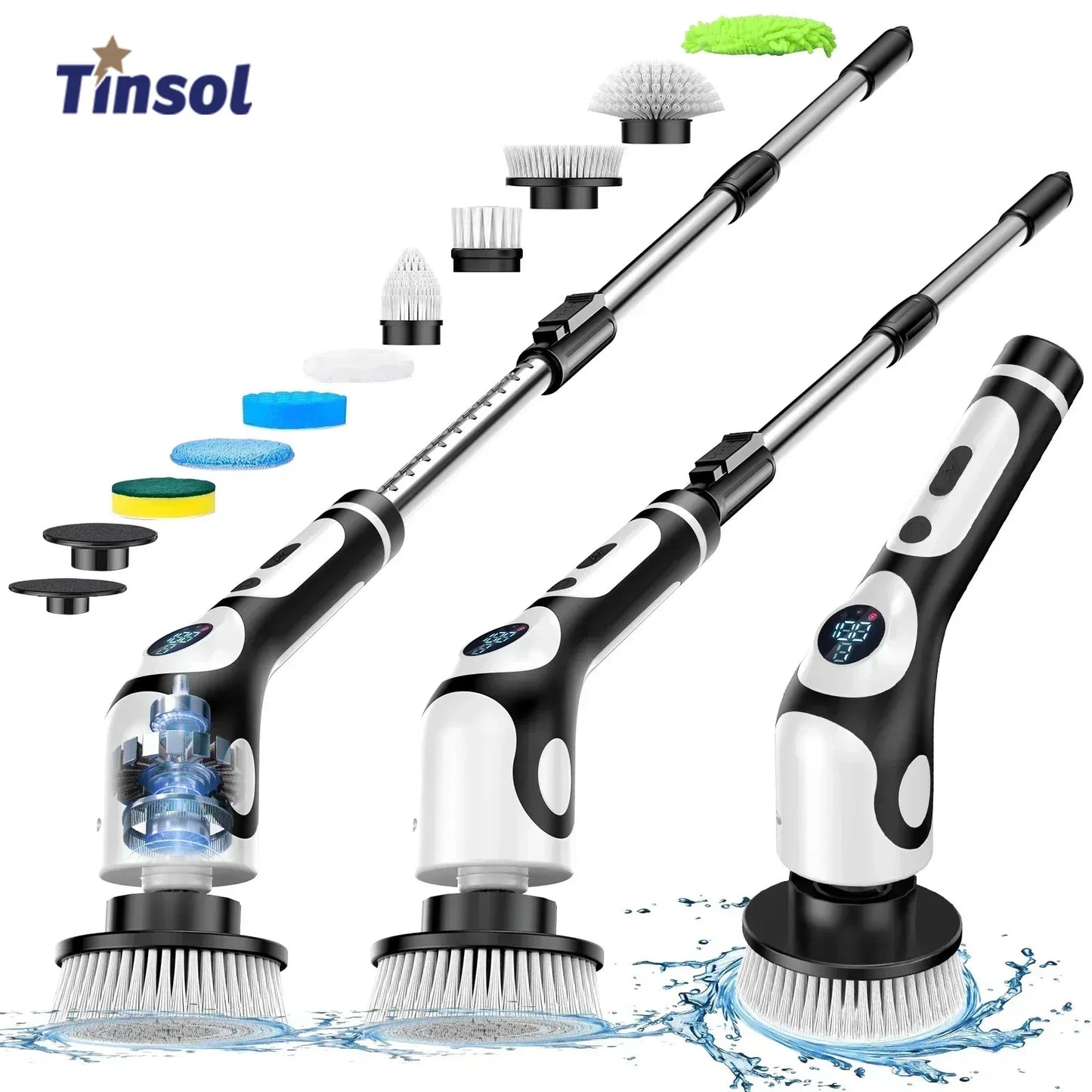 TINSOL 11-in-1 Multifunctional Electric Cleaning Brush