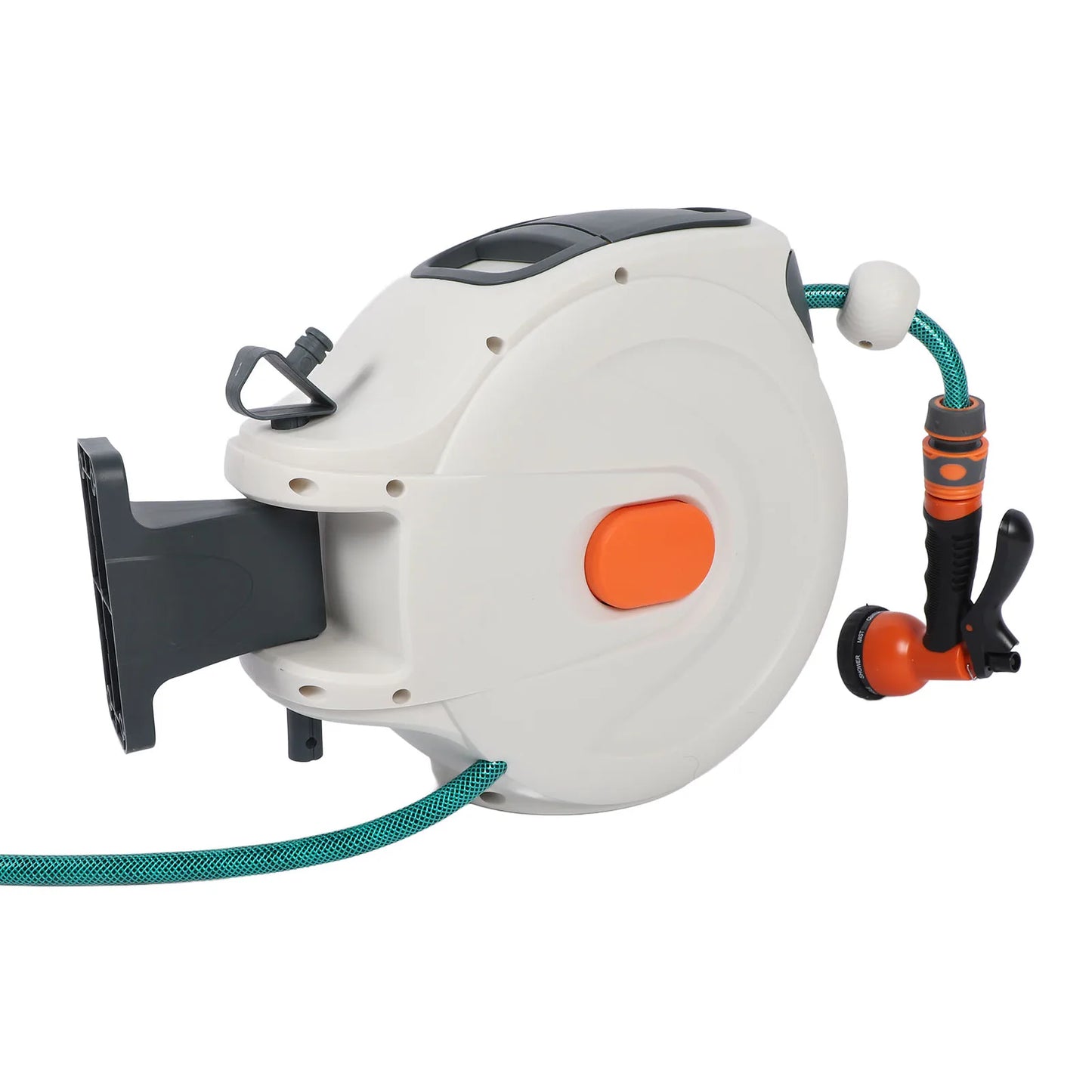 Retractable Garden Hose Reel Any Length Lock Automatic