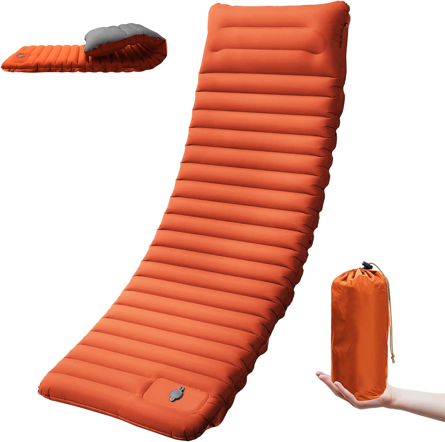 Extra Thick 4 Inch Camping Sleeping Pad Outdoor Camping