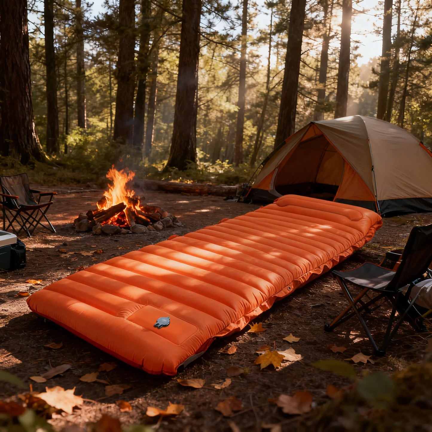 Extra Thick 4 Inch Camping Sleeping Pad Outdoor Camping