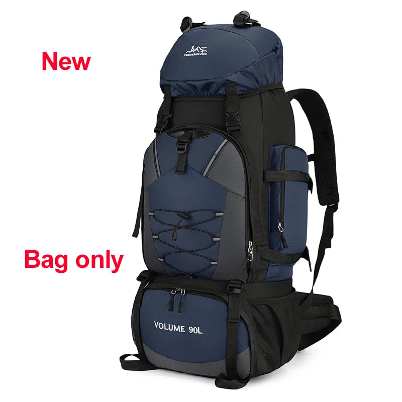 90L Waterproof Hiking Camping Backpack Trekking Bag