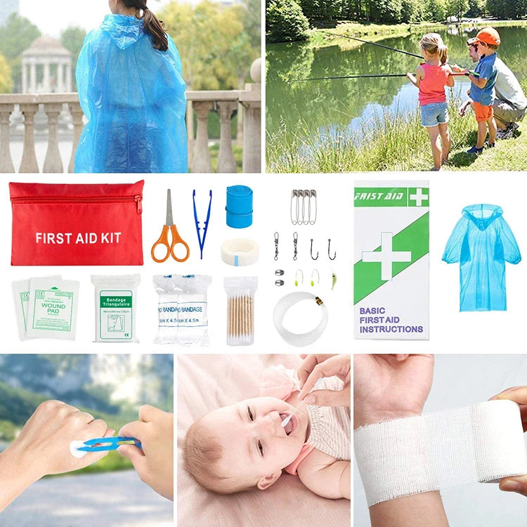 Survival First Aid Kit Survival Full Set Molle Outdoor Gear