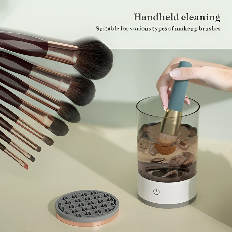 3-in-1 Cosmetic Brush Cleaner Machine - Electric Makeup