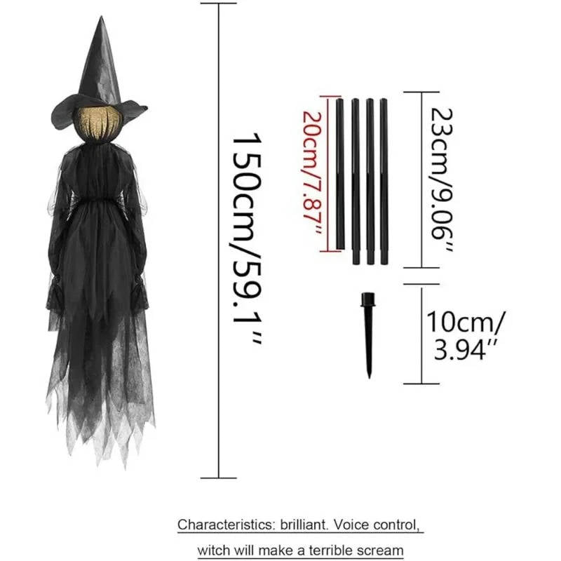Indoor And Outdoor Halloween Decorations - Sound Activated