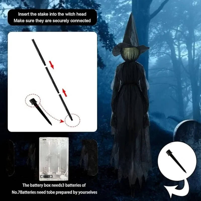 Indoor And Outdoor Halloween Decorations - Sound Activated