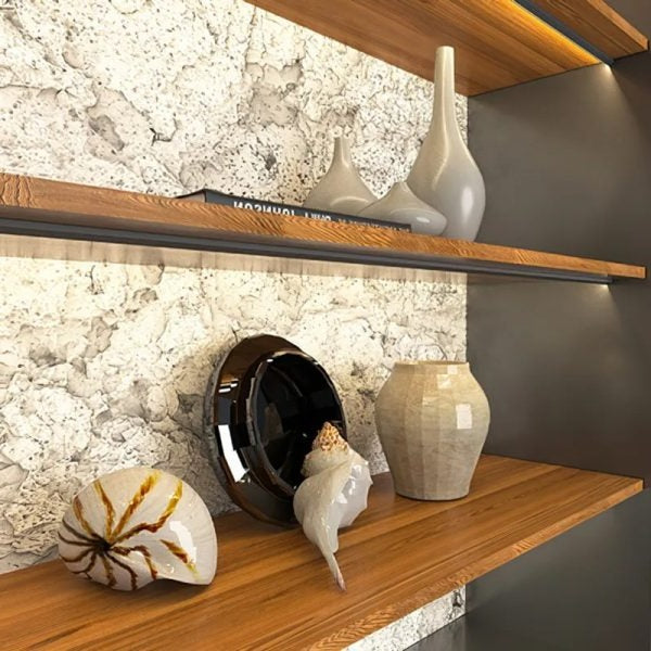 45 Degree LED Under Cabinet Lighting Bars Invisible Ultra