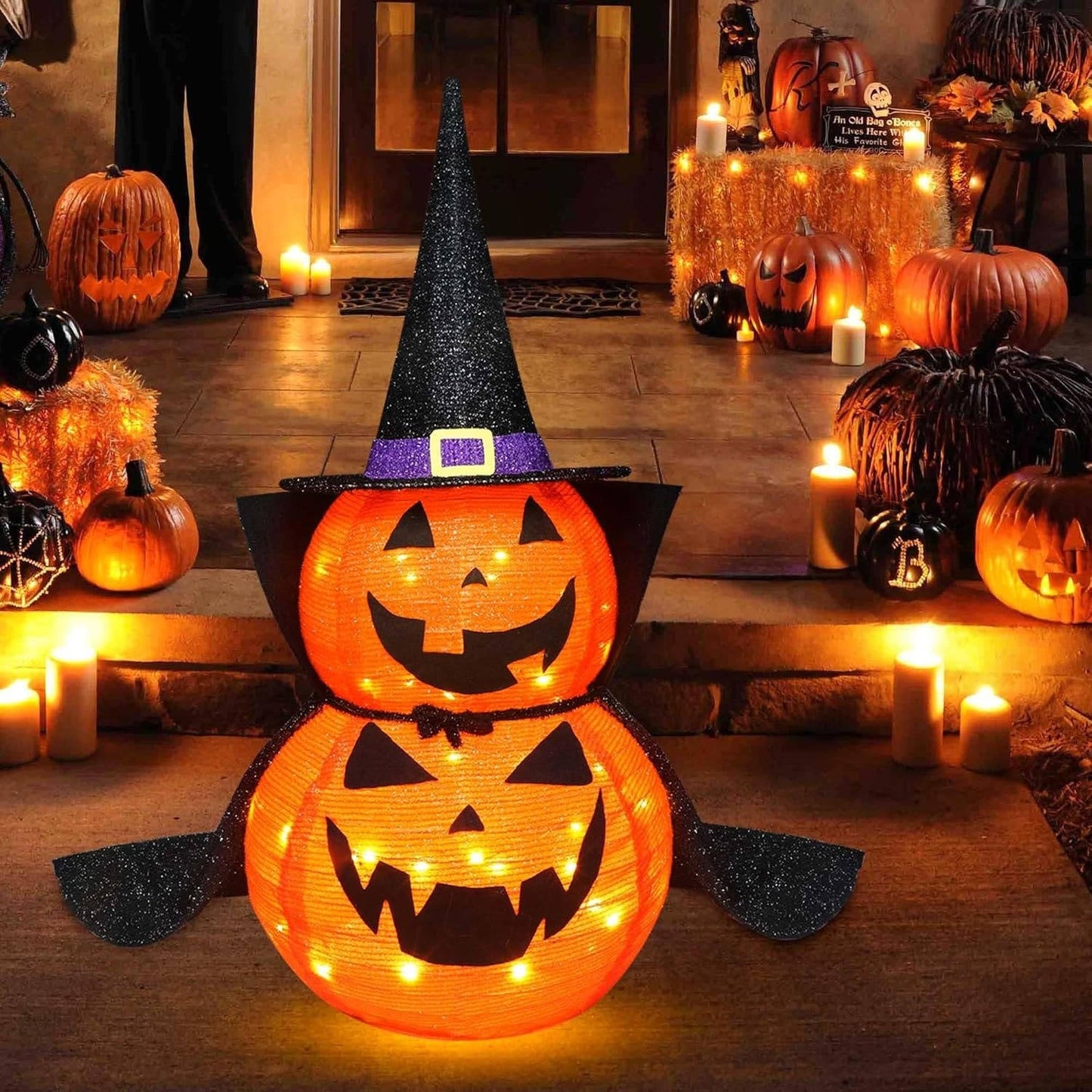 3ft Halloween Collapsible Lighted In/Outdoor Pumpkin Garden