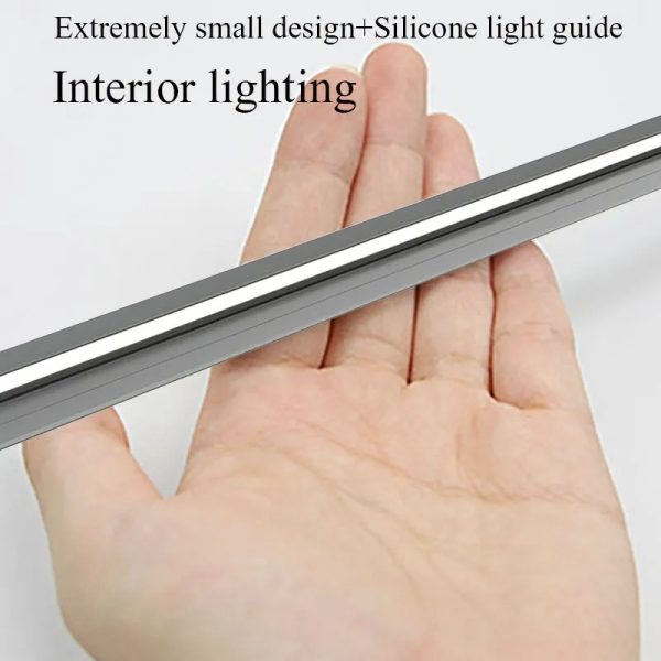 45 Degree LED Under Cabinet Lighting Bars Invisible Ultra
