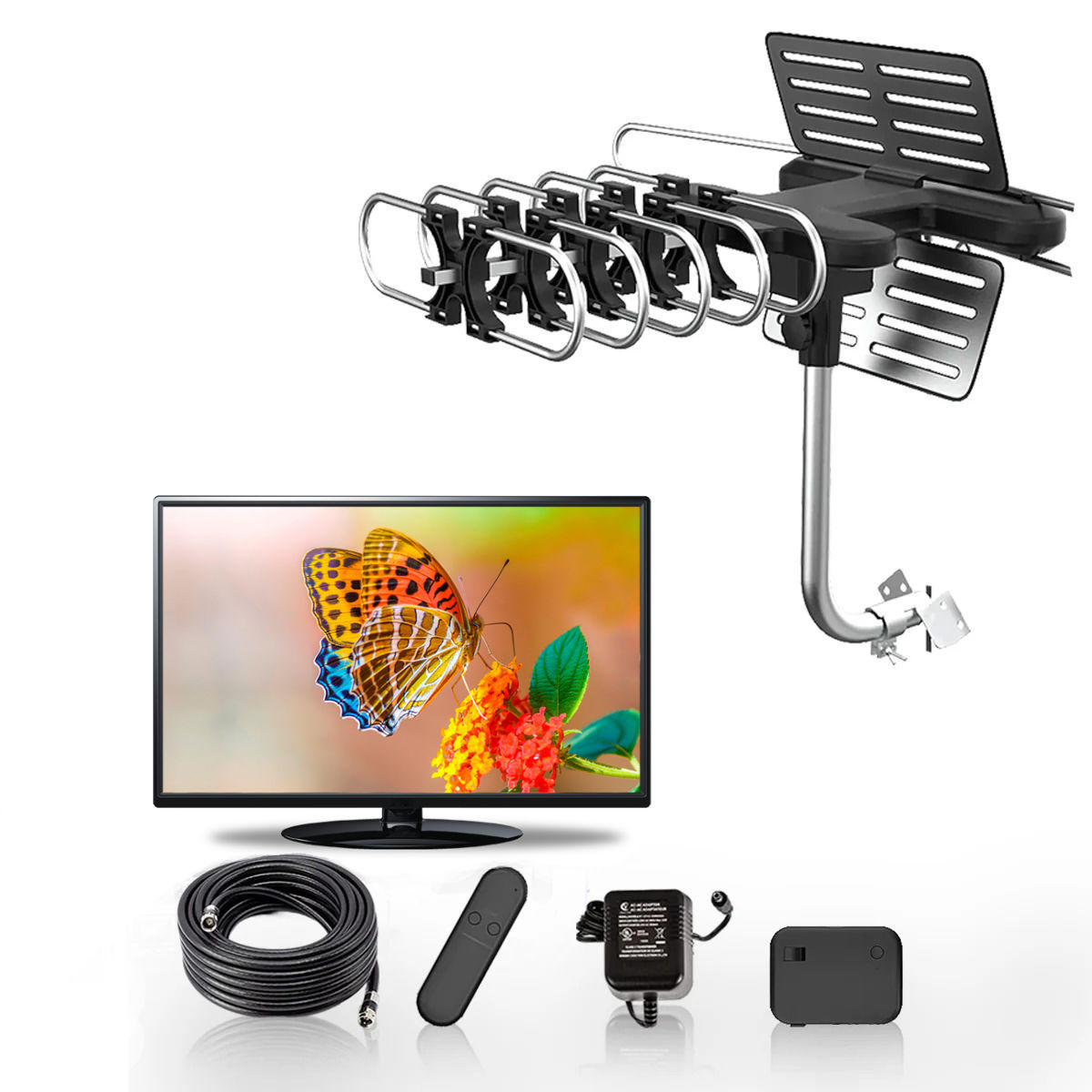 2025 Long Distance Digital Outdoor HD TV Antenna with Full
