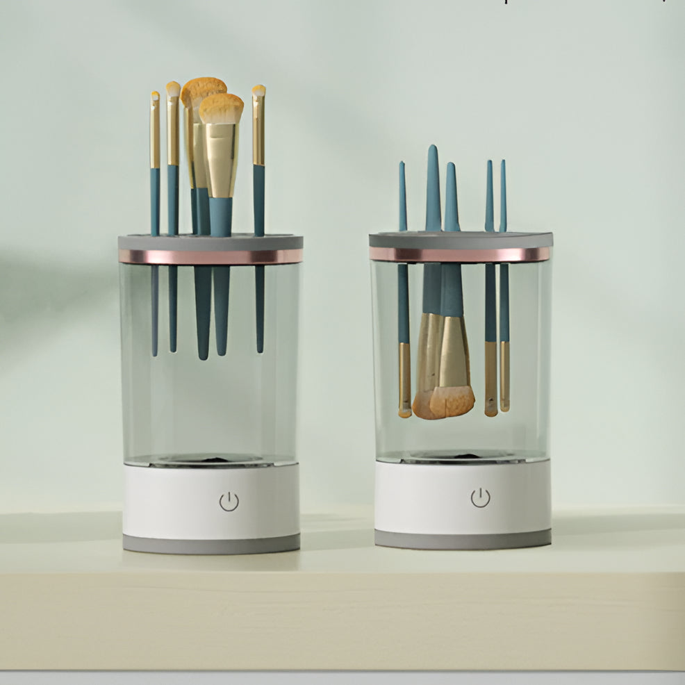 3-in-1 Cosmetic Brush Cleaner Machine - Electric Makeup