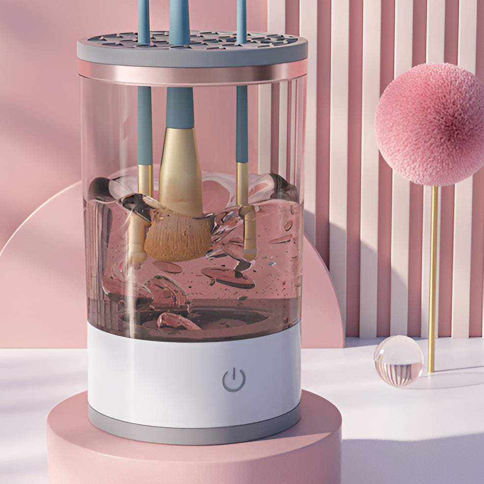 3-in-1 Cosmetic Brush Cleaner Machine - Electric Makeup